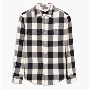 Madewell Twill Flannel in Buffalo Check